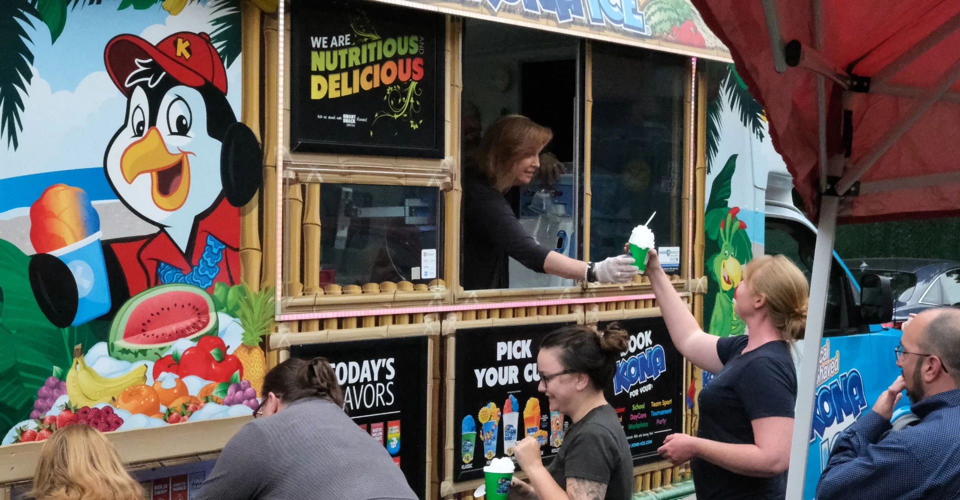 shaved ice food truck for HRP employees