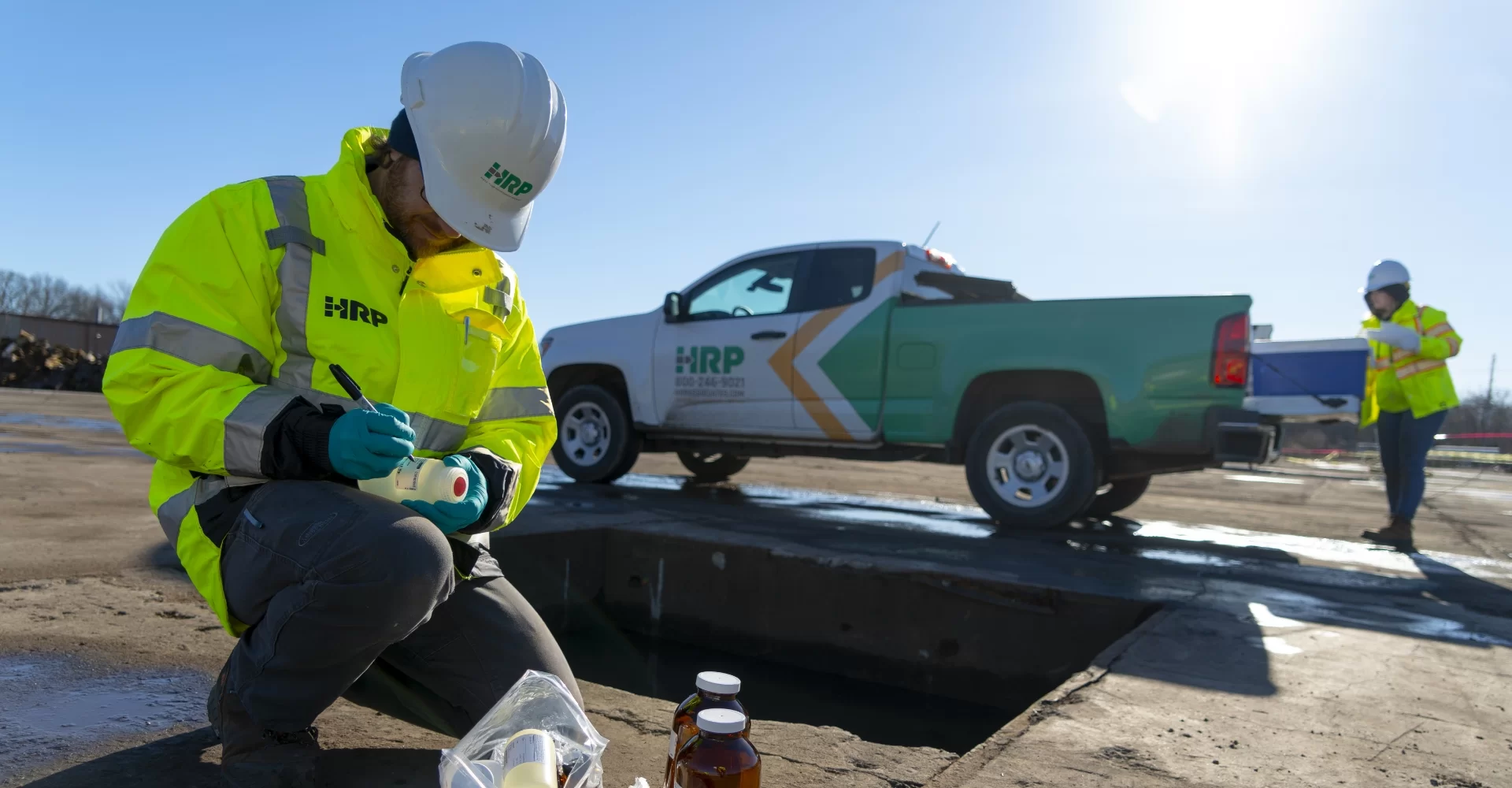 HRP employees in the field