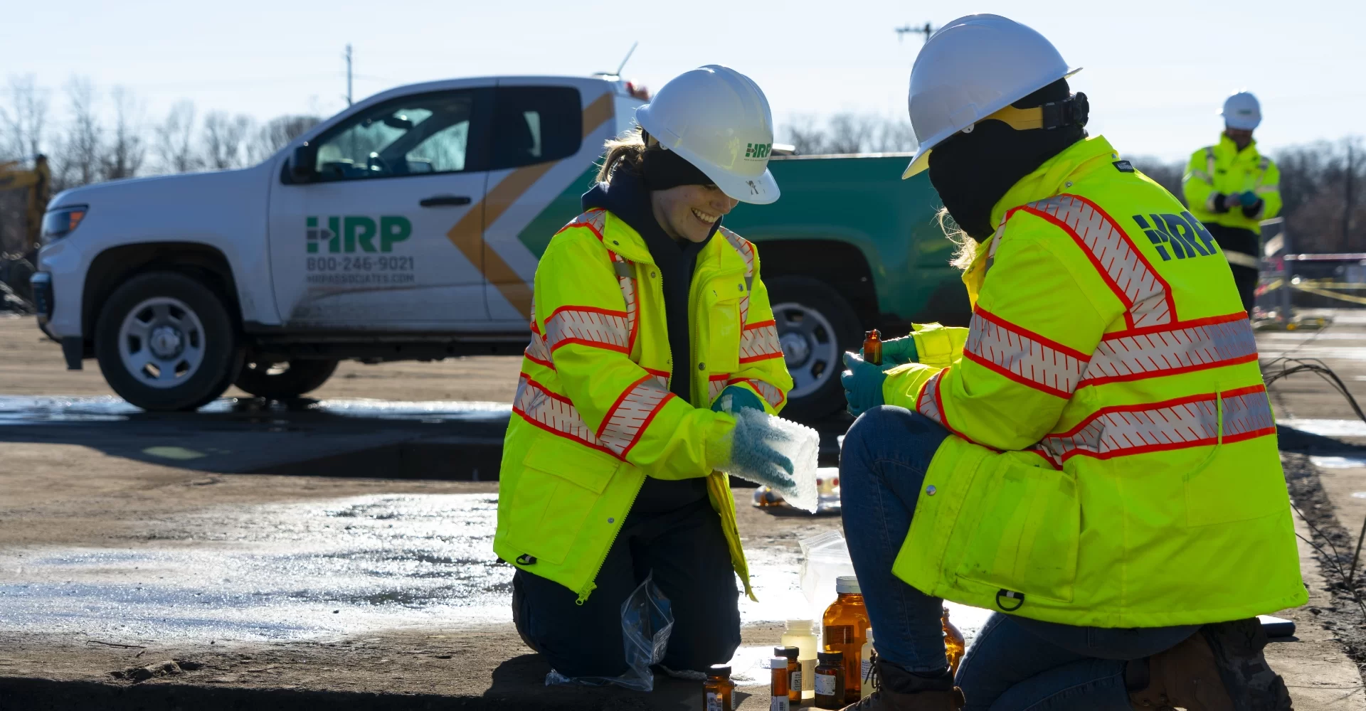 two HRP field employees