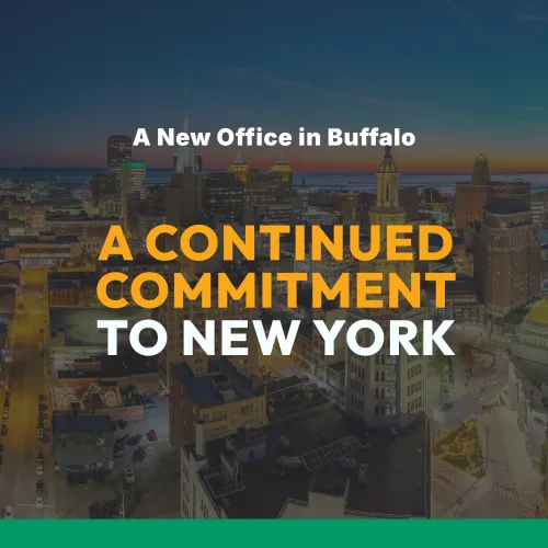 A New Office in Buffalo. A Continued Commitment to New York.