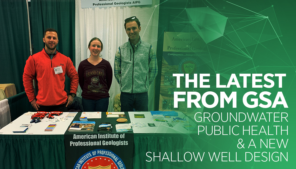 The Latest From GSA: Groundwater, Public Health, and A New Shallow Well Design