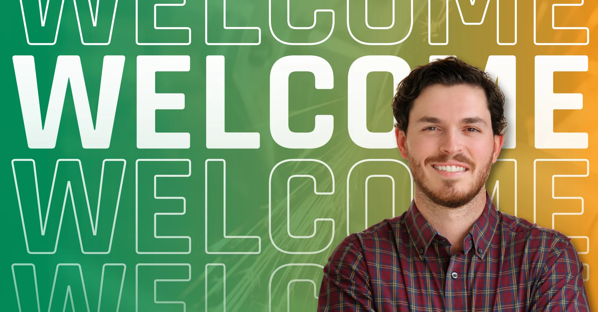 welcome banner for rob w