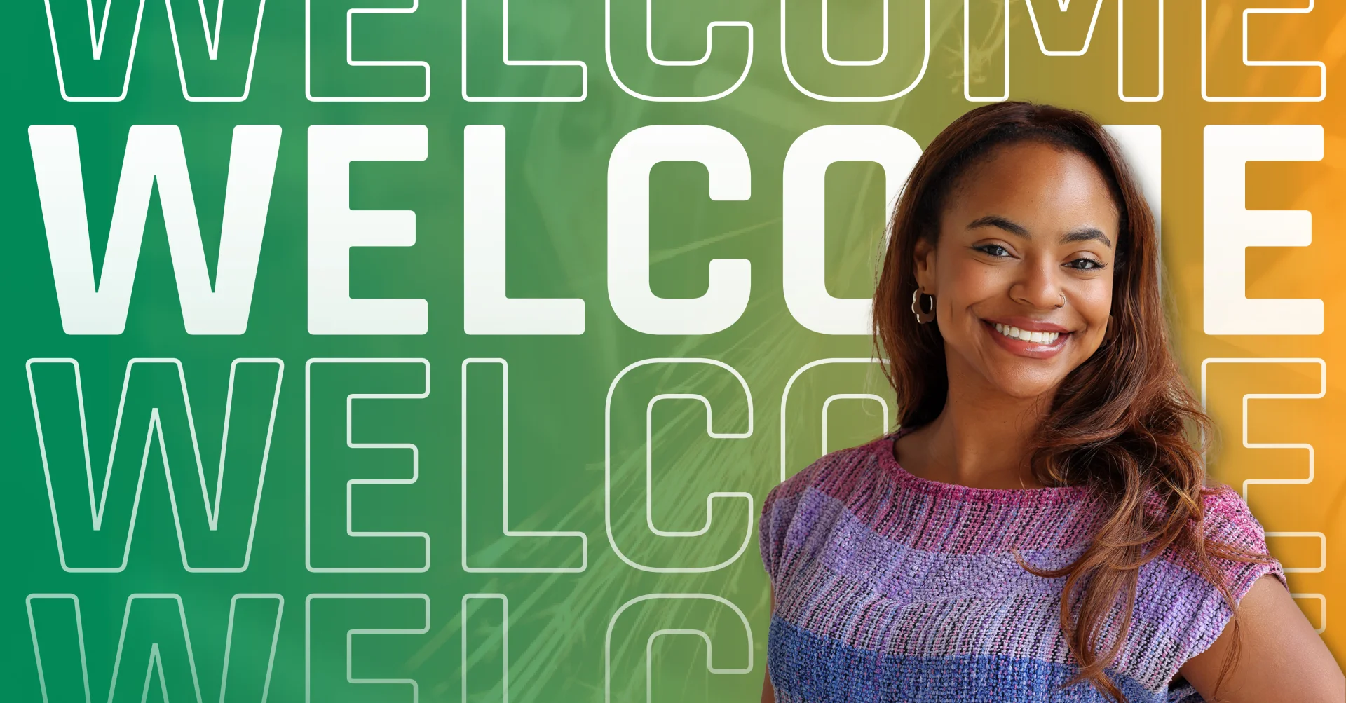 welcome banner for rob w