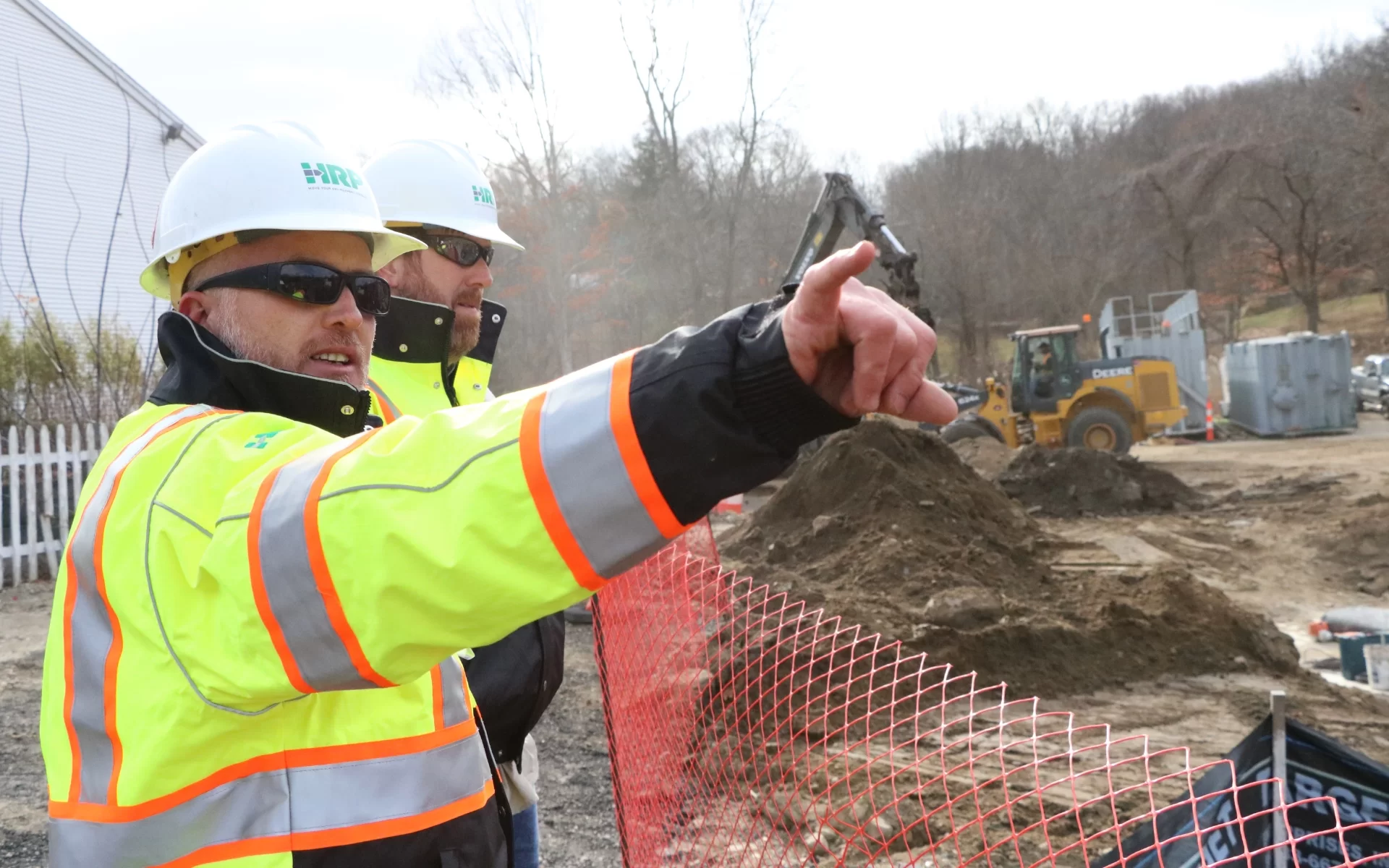 HRP crewman on a jobsite