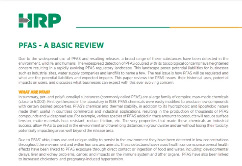 PFAS Basic Information sheet