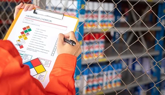 hazardous chemical checklist